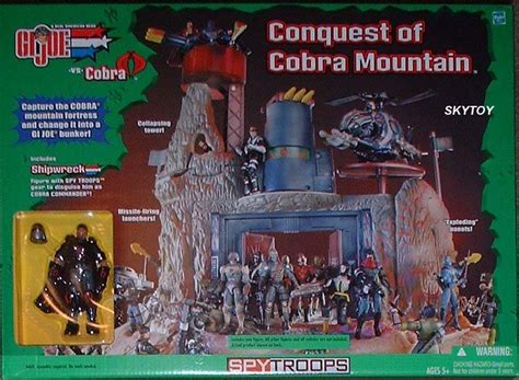 Gi Joe Conquest Of Cobra Mountain Playset Misb Free Usa Shipping