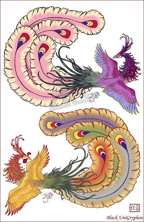 Feng Huang Chinese Phoenix By Blackunigryphon On Deviantart Phoenix