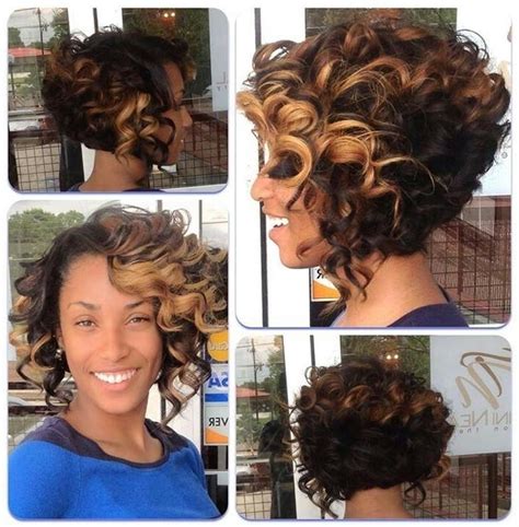 15 Photo Of Curly Bob Hairstyles For Black Women