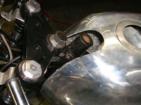 Robs Blog Spot Fitting Ta Baker Alloy Tank To An Early Tonti Frame