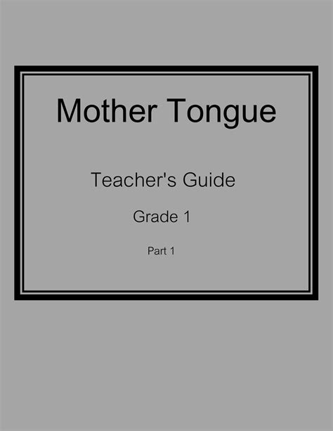 Mother Tongue Grade 1 Part 1 Palawan Blogon Page 1 329 Flip Pdf