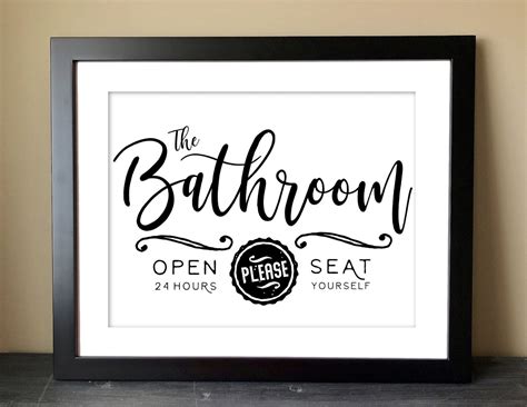 Check our funny printable bathroom signs that are the best unique, customized to family, men and women. Pin on house stuff
