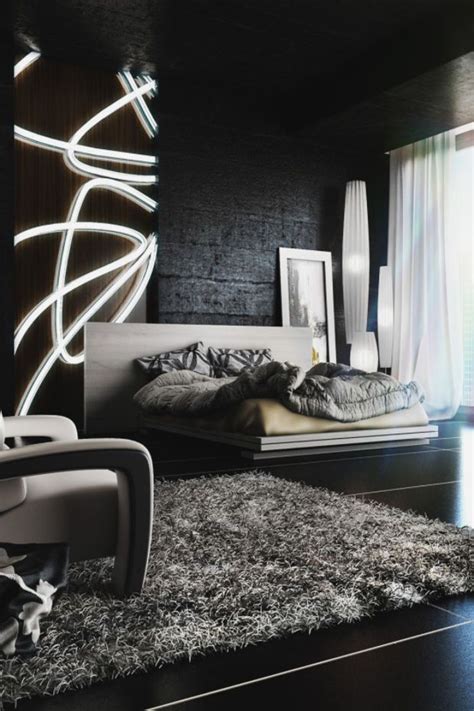 30 Examples Of Minimal Interior Design 13 Black Bedroom Design