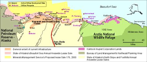 Anwr North Slope Oil And Gas Map