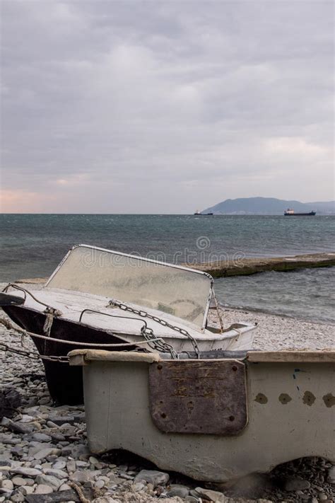 Old Boat On The Beach Stock Photo Image Of Outdoors 82822802