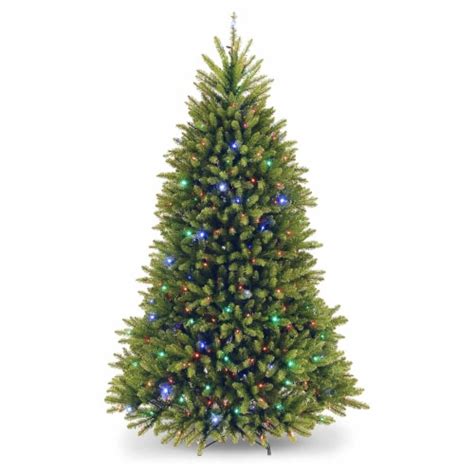 National Tree Company Dunhill Fir 7ft Color Led Prelit Artificial