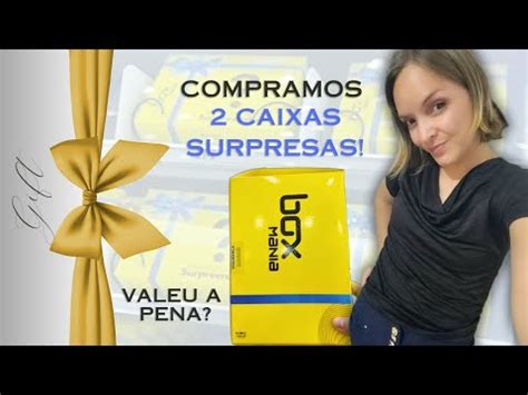 Compramos CAIXAS SURPRESAS BoxMania Valeu A Pena YouTube
