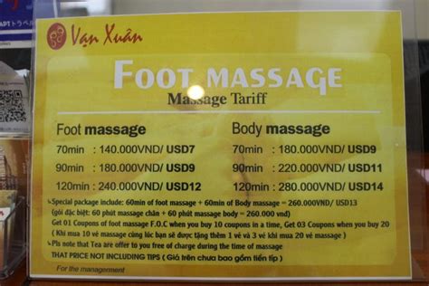Vạn Xuân Foot Massage Triệu Việt Vương ベトナム生活・観光情報ナビ ベトナビ