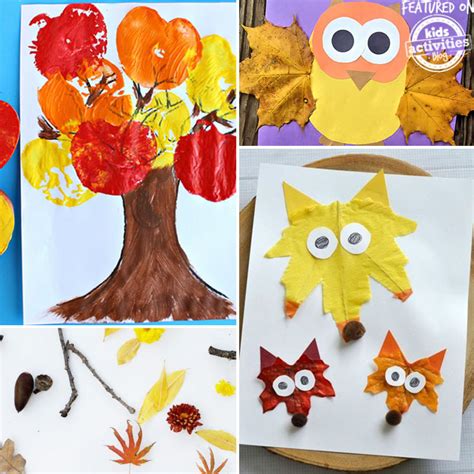 25 Easy And Fun Fall Crafts For Preschoolers Kids Activities Blog