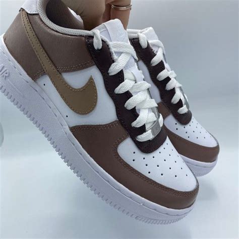 Coffee Af1 Customs Brown Air Force 1 The Custom Movement In 2021