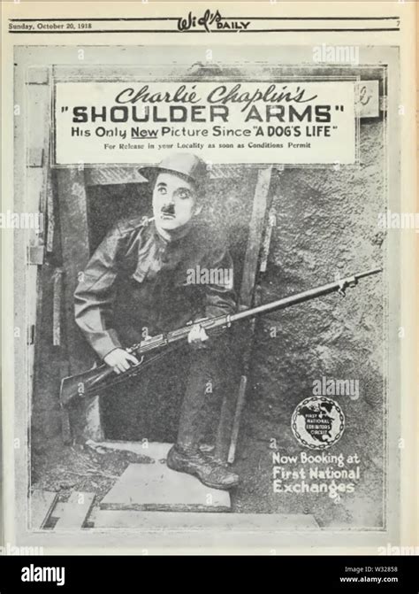 Shoulder Arms Charlie Chaplin 1918 Stock Photo Alamy