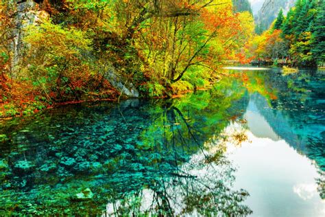 El Lago De Las Cinco Flores Un Tesoro De La Naturaleza En China Mi Viaje
