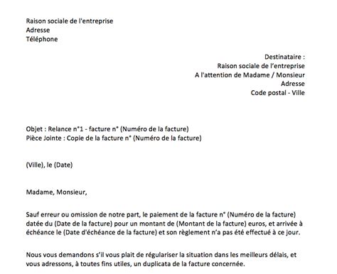 Lettre De Reclamation Facture Impayee Modele De Lettre Type Vrogue