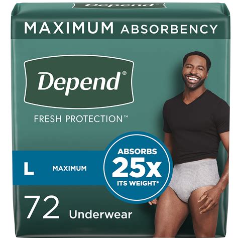 Buy Depend Fresh Protection Adult Incontinence Underwear For Men