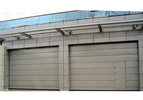 Bulletproof Garage Door Bullet Resistant Industrial Sectional Door Madoors