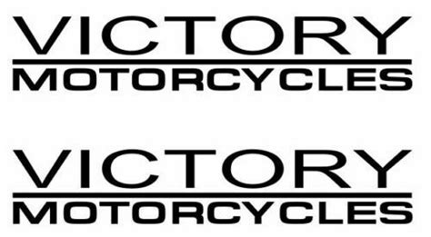 2x Victory Motorcycle Gas Tank Decals Stickers New Oem Oracle Universal