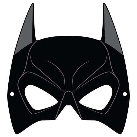 Plantilla De Máscara De Batman Manualidades De Papel Para Niños