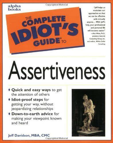 The Complete Idiot S Guide To Assertiveness Ebay