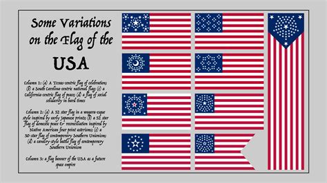 A Compilation Of Various Old And New Redesigns Of The Flag Of The Usa I Have Done R Vexillology