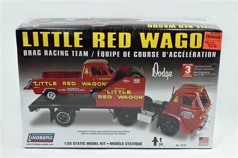 Lindberg Little Red Wagon 125 Static Model Kit Sealed