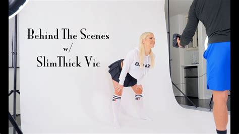 Behind The Scenes With Slimthick Vic Youtube