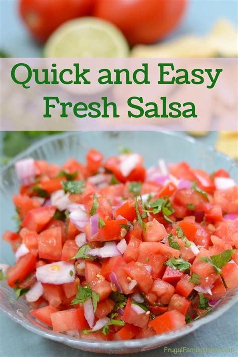 We Love This Quick And Easy Homemade Salsa Recipe With Only 5