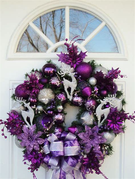 How big is a purple pine christmas tree? 35 Breathtaking Purple Christmas Decorations Ideas - All ...