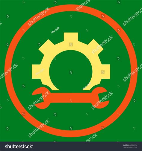System Setup Vector Bicolor Icon Image Stock Vector Royalty Free