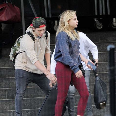 Brooklyn Beckham And Chloe Moretz Wear Matching Rings As They Take