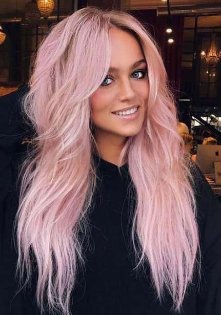 51 Trendy Hair Color Pink Awesome Long Hair Color Long Haircuts With