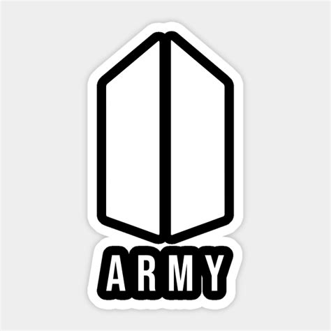 Bts Army Bts Army Sticker Teepublic