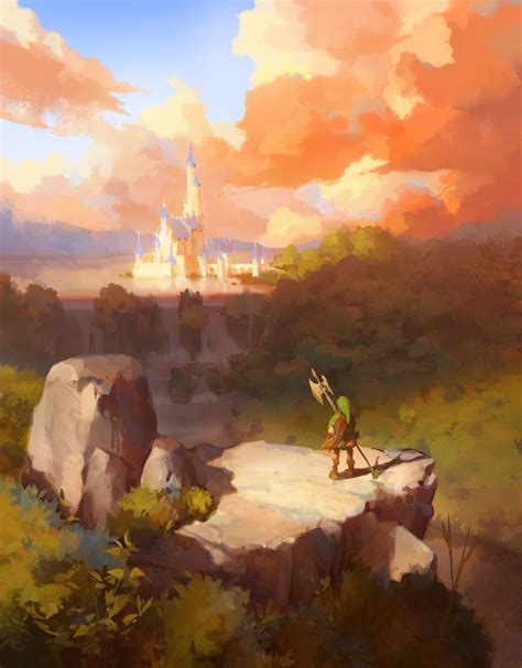 Sunset Created By Whinbek Zelda Art Legend Of Zelda Legend Of