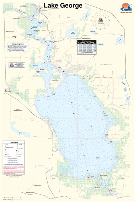 27 Map Of Lake George Maps Database Source