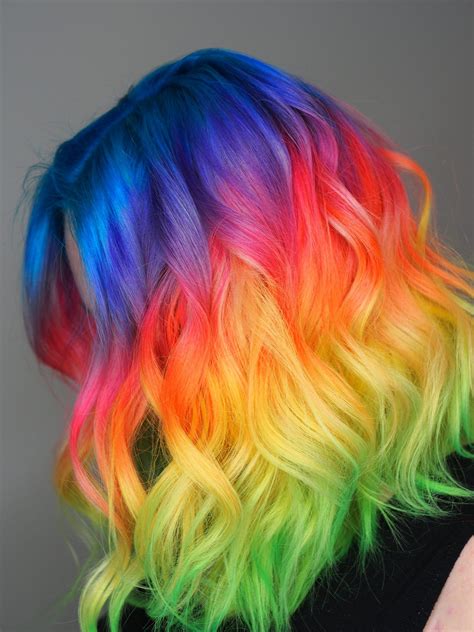 A Comprehensive Overview On Home Decoration In 2020 Rainbow Hair Color Hidden Rainbow Hair