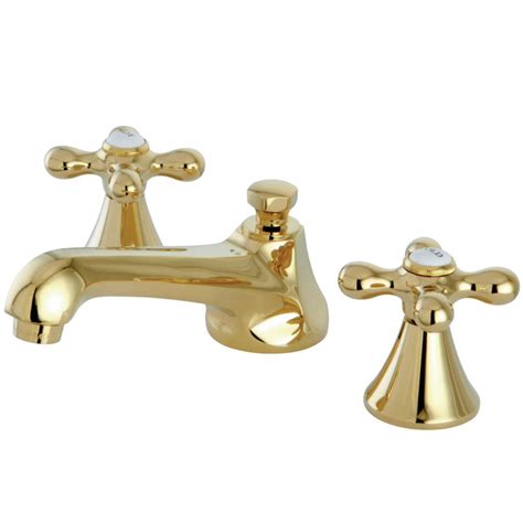 Furthermore, it has dealer partners across us and international. Kingston Brass Modern 8 in. Widespread 2-Handle Bathroom Faucet in Polished Brass-HKS4472AX ...