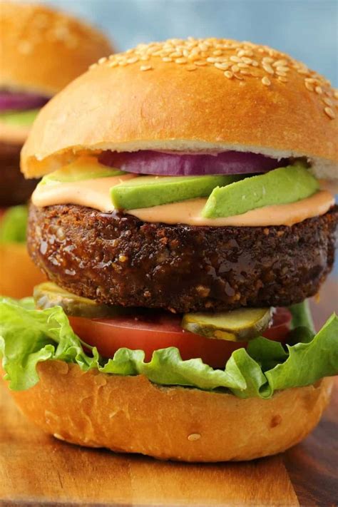 Super Hearty Vegan Burger Perfectly Grillable Highly Flavorful And