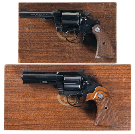 Two Colt Da Revolvers Rock Island Auction