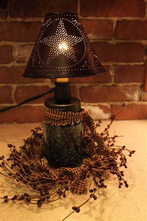 Electric Antique Blue Candelabra Mason Jar Light With