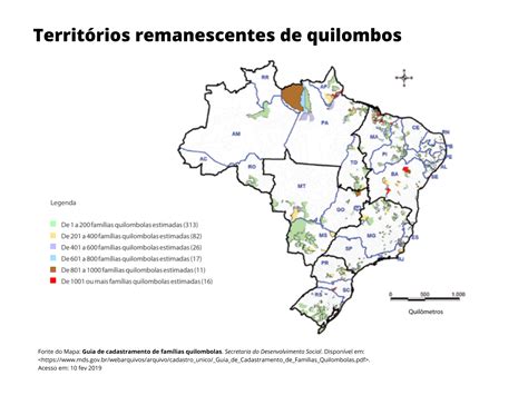 Territórios indígenas e de comunidades remanescentes de quilombos