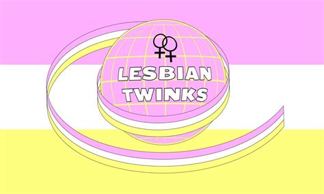 Símbolo De La Subcultura Twinks Lesbianas Ilustración Vectorial El Suelo Pintado Con Los