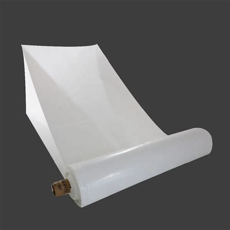 100 120 150 180 200 250 Micron White Poly Plastic Sheet Rolls For