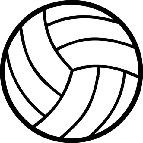 Free Volleyball Outline Cliparts Download Free Volleyball Outline