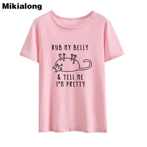 Daiqianni Kawaii Cat Graphic Tees Women Black White O Neck Cotton Summer Clothes For Women