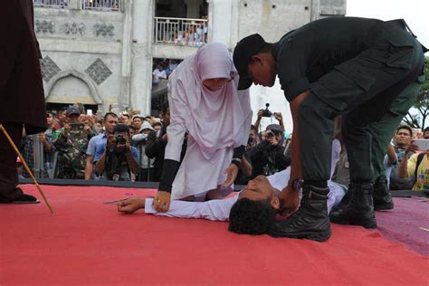 Man Collapses In Indonesia As He Is Caned For Having Sex Outside Of