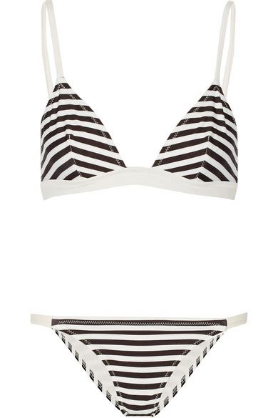 Solid And Striped Morgan Striped Triangle Bikini Net A Portercom