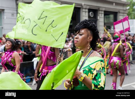 Performers At The Notting Hill Carnival In London Stock Photo Alamy