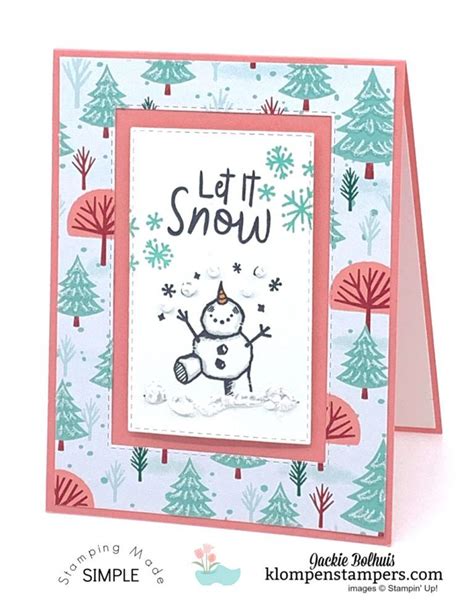 Check spelling or type a new query. 7 Adorable Handmade Cards with Snowman Season Stamp Set | Beautiful christmas cards, Homemade ...