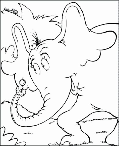 28 Horton Hears A who Coloring Page in 2020 | Dr seuss crafts, Seuss crafts, Coloring pages