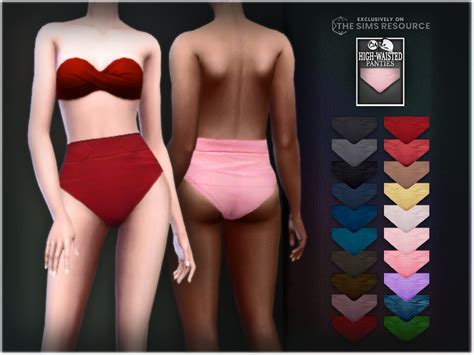 The Sims Resource High Waisted Panties
