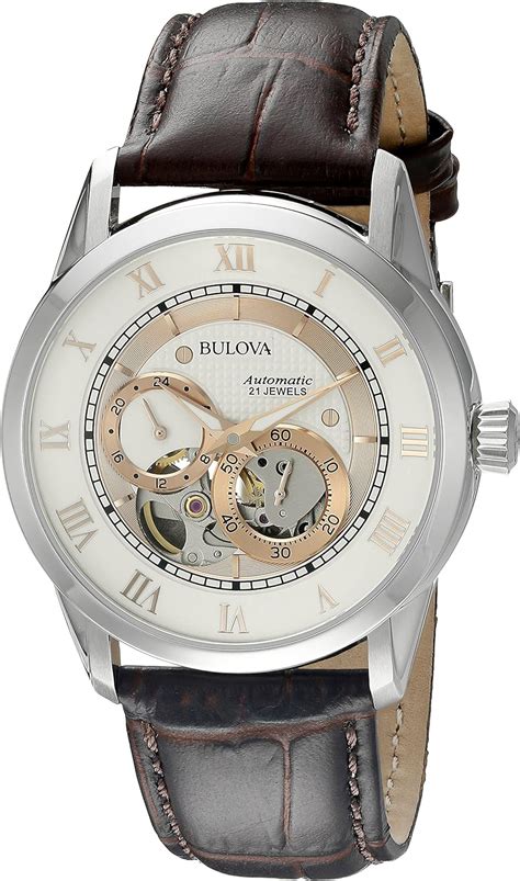 Reloj Bulova 96a172 Mecánico De Cuerda Automática Para Caballero